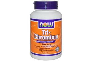 Микроэлемент Хром NOW Foods Tri-Chromium 500 mcg 180 Veg Caps