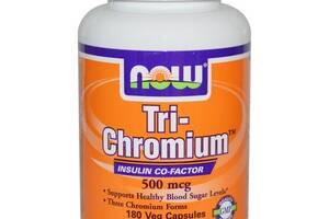 Микроэлемент Хром NOW Foods Tri-Chromium 500 mcg 180 Veg Caps