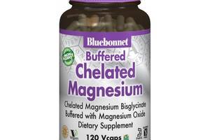 Микроэлемент Магний Bluebonnet Nutrition Albion Buffered Chelated Magnesium 200 mg 120 Caps