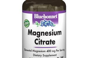 Микроэлемент Магний Bluebonnet Nutrition Magnesium Citrate 400 mg 120 Tabs BLB0731