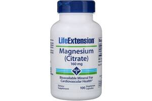 Микроэлемент Магний Life Extension Magnesium Citrate 160 mg 100 Veg Caps