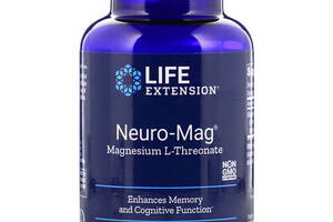 Микроэлемент Магний Life Extension Neuro-Mag, Magnesium L-Threonate 90 Veg Caps LEX16039