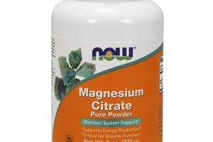 Микроэлемент Магний NOW Foods Magnesium Citrate Powder 227 g /76 servings/ Pure