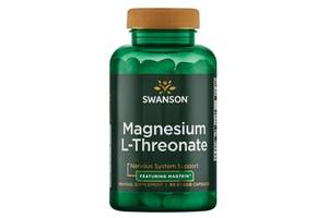 Микроэлемент Магний Swanson Magnesium L-Theonate 90 Veg Caps
