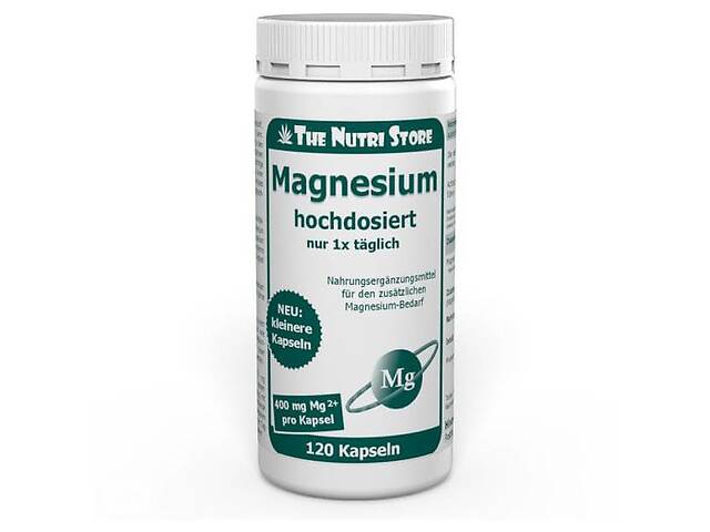 Микроэлемент Магний The Nutri Store Magnesium 400 mg 120 Caps ФР-00000163