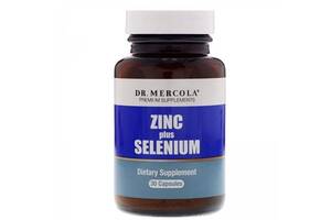 Микроэлемент Цинк Dr. Mercola Zinc Plus Selenium 30 Caps