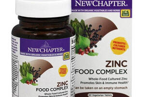 Микроэлемент Цинк New Chapter Zinc Food Complex 60 Tabs