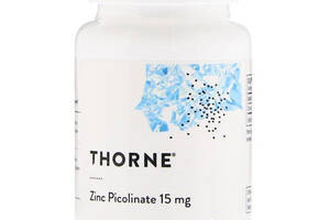 Микроэлемент Цинк Thorne Research Zinc Picolinate 15 mg 60 Caps