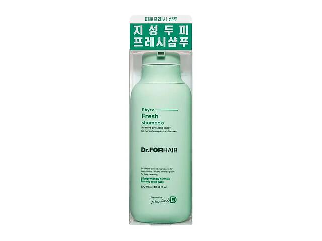 Мицеллярный шампунь для жирной кожи головы Dr.FORHAIR Phyto Fresh 300 мл