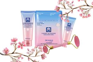 Набор Beauty Box «Увлажнение и тонизирование» Cherry Blossoms 4 в 1 Bioaqua