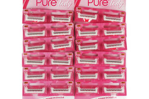 Набор бритв BIC Pure 3 Lady Pink без сменных картриджей 24 шт (3086123395145)