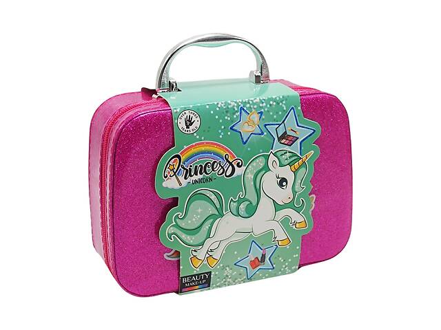 Набор детской косметики Princess Unicorn Bambi B160(Pink) в саквояже