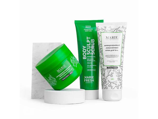 Набор для тела Anti-cellulite Body Set Marie Fresh cosmetics 800 мл