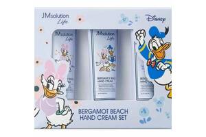 Набор кремов для рук с ароматом бергамота JMsolution Life Disney Bergamot Beach Hand Cream Set 3х50 мл