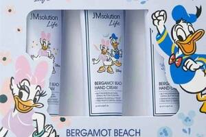 Набор кремов для рук с ароматом бергамота JMsolution Life Disney Bergamot Beach Hand Cream Set 3х50 мл