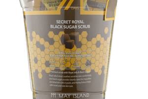 Набор сахарных скрабов для кожи лица 7 Days Secret Royal Black Sugar Scrub May Island 3х12