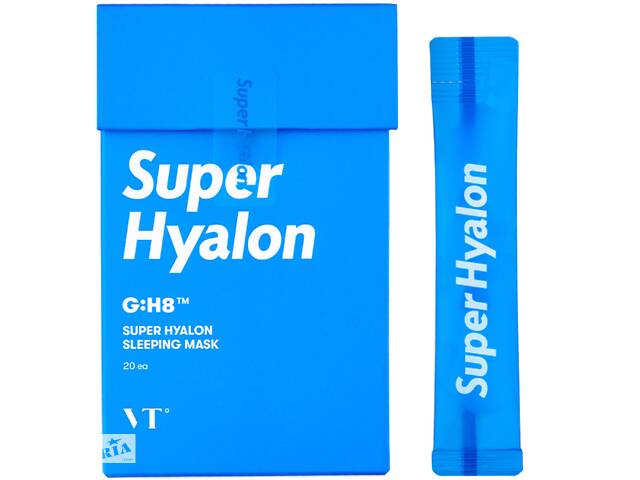 Набор увлажняющих ночных масок для лица VT Cosmetics Super Hyalon Sleeping Mask 20 шт*4 мл (8809559629364)