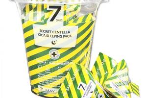 Набор увлажняющих ночных масок May Island 7 Days Secret Centella cica Sleeping Pack 5х12