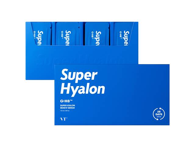 Набор увлажняющих сывороток для лица VT Cosmetics Super Hyalon Renew Serum 28*1,5 мл (8809695671074)