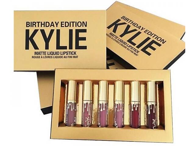 Набор Жидких Матовых помады Kylie Jenner Birthday Edition СДЕЛАНО В США