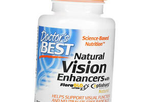 Натуральное средство для улучшения зрения Natural Vision Enhancers with FloraGlo Lutein Doctor's Best 60гелкапс (7232...