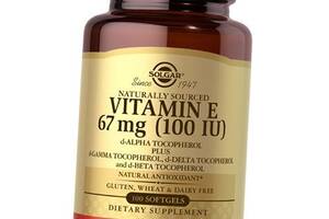 Натуральный Витамин Е Vitamin E 100 Solgar 100гелкапс (36313073)