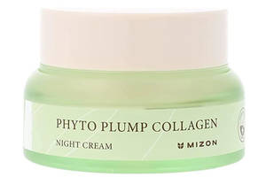 Ночной крем для лица MIZON Phyto Plump Collagen Night Cream с фитоколлагеном 50 мл (8809663754266)