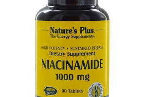 Ниацин Nature's Plus Niacinamide 1000 mg 90 Tabs