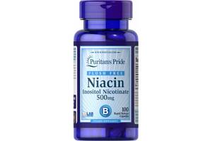 Ниацин Puritan's Pride Flush Free Niacin 500 mg 100 Caps