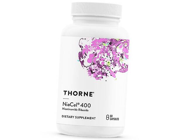 Никотинамид рибозид NiaCel 400 Thorne Research 60капс (72357027)