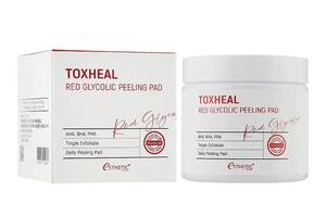 Очищающие пилинг-диски для лица Red Glycolic Peeling Pad Esthetic House 100 шт