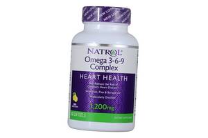 Omega 3-6-9 Complex Natrol 60гелкапс Лимон (67358003)