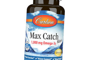 Омега для подростков Teen's Max Catch Minis Carlson Labs 60гелкапс (67353036)