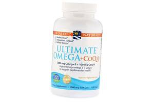 Омега с Коэнзимом Ultimate Omega + CoQ10 Nordic Naturals 120гелкапс Лимон (67352046)