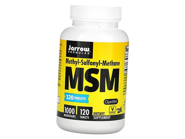 OptiMSM Метилсульфонилметан MSM 1000 Jarrow Formulas 120таб (03345003)