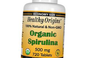 Organic Spirulina 500 Healthy Origins 720таб (71354003)