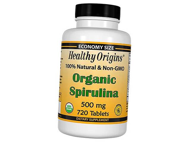 Organic Spirulina 500 Healthy Origins 720таб (71354003)