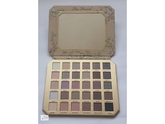 Палетка тіней too faced natural love