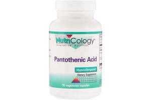 Пантотеновая кислота Nutricology Pantothenic Acid 90 Veg Caps