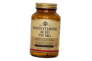 Пантотеновая кислота Pantothenic Acid 550 Solgar 100вегкапс (36313121)