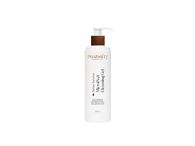 Пептидный гель с дольками бамбука MICROPEEL CLEANSING GEL TM Pharmely 200 мл