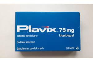 Плавикс Plavix 75 мг на 28 тшт из Польши.