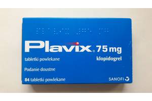 Плавікс Plavix 75 мг на 84 таблетки з Польщі плавикс