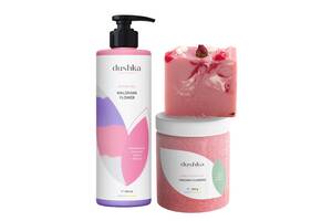 Подарочный набор Dushka Pink Flower 3 шт