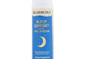 Поддержка сна с Мелатонином спрей с малиновым вкусом Sleep Support Spray with Melatonin Dr. Mercola 25 мл