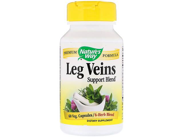 Поддержка вен Nature's Way Leg Veins Support Blend 60 капсул (NWY79270)