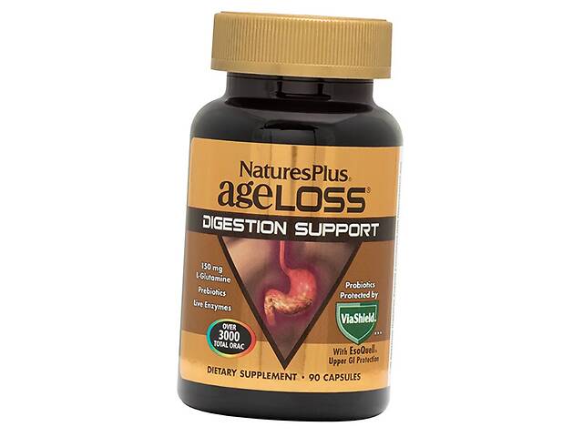 Поддержка желудочно-кишечного тракта AgeLoss Digestion Support Nature's Plus 90капс (69375008)