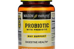 Пробиотик с пребиотиком Probiotic with Prebiotic Mason Natural 40 вегетарианских капсул