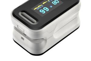 Пульсоксиметр на палец OYK-81C для изменения пульса и сатурации крови Pulse Oximeter White (MAS40389)