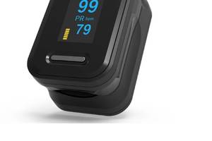 Пульсоксиметр на палец OYK-81C для изменения пульса и сатурации крови Pulse Oximeter Black (MAS40391)